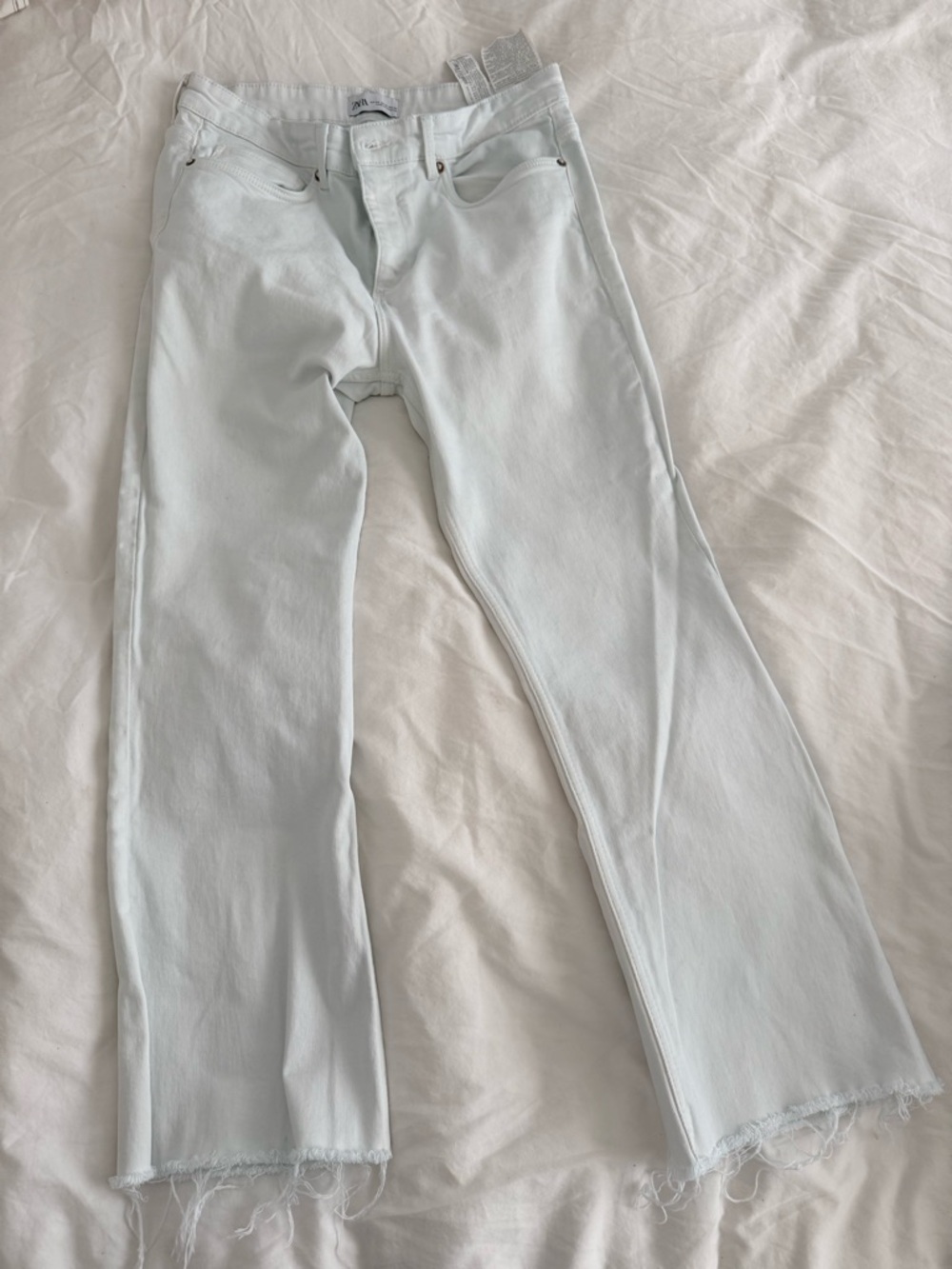 Light white Women's Straight-Leg Jeans